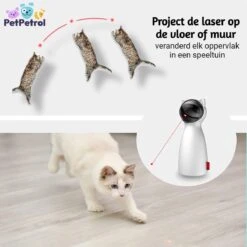 PetPetrol Automatisch Kattenspeeltje – Laser – Kattenlaser - Intelligent Interactief Voor Katten – Laser Kat – 9 Verschillende Standen – Incl. Oplaadkabel – Geruisloze Motor -Huisdier Verkoop 1200x1200 2535