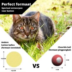 Cheerble Mini Ball 2.0 - Slimme Interactieve Zelf Rollende Bal Voor Katten - 3 Speelmodi - Kattenspeeltjes - USB Oplaadbaar - Rood 20 Cheerble Mini Ball 2.0 - Slimme Interactieve Zelf Rollende Bal Voor Katten - 3 Speelmodi - Kattenspeeltjes - USB Oplaadbaar - Rood -Huisdier Verkoop 1200x1200 2580
