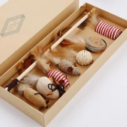 GIZMO Luxe Kattenspeeltjes Set - 7 Speeltjes - Interactieve Kattenhengel, Kattenspeelgoed & Speelmuisjes - Kitten Speeltjes 20 GIZMO Luxe Kattenspeeltjes Set - 7 Speeltjes - Interactieve Kattenhengel, Kattenspeelgoed & Speelmuisjes - Kitten Speeltjes -Huisdier Verkoop 1200x1200 2598