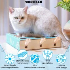 Sla De Mol Kattenspeeltje - Katten Speelgoed - Kattenspeelgoed - Kattenspeeltjes - Kattenspeeltjes Intelligentie - Kattenspeelgoed Intelligentie -Huisdier Verkoop 1200x1200 2638