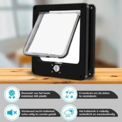 Gluxury Kattenluik Zwart Met Tunnel - 4 Vergrendelingsstanden - Weerbestendig - Binnen En Buiten - Maat L - Nederlandse Handleiding 14 Gluxury Kattenluik Zwart Met Tunnel - 4 Vergrendelingsstanden - Weerbestendig - Binnen En Buiten - Maat L - Nederlandse Handleiding -Huisdier Verkoop 1200x1200 2700