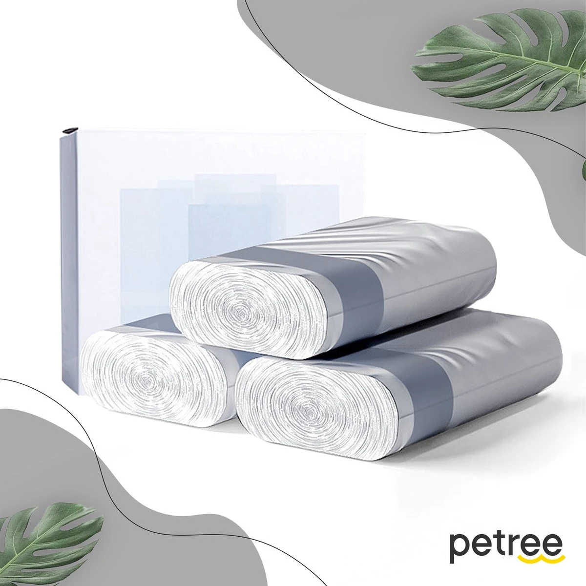 Petree Kattenbakzak Voor Zelfreinigende Kattenbak Cube - 3 Rollen - 20 Stuks Per Rol - 55cmx55cmx35cm 7 Petree Kattenbakzak Voor Zelfreinigende Kattenbak Cube - 3 Rollen - 20 Stuks Per Rol - 55cmx55cmx35cm - Afbeelding 5