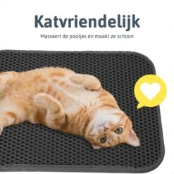 Kattenbakmat - 40 X 50 Cm - Grijs - Uitloopmat Kat - Kattenbakvulling - Opvang Ruimte - Grit Opvanger - Waterdicht - Eco-friendly -Huisdier Verkoop 1200x1200 2772