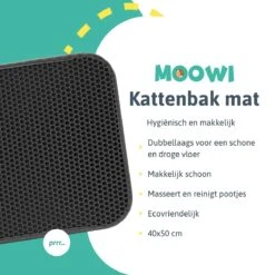 Kattenbakmat - 40 X 50 Cm - Grijs - Uitloopmat Kat - Kattenbakvulling - Opvang Ruimte - Grit Opvanger - Waterdicht - Eco-friendly -Huisdier Verkoop 1200x1200 2774