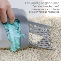 Fliksy Kattenbak Schep - Kattenbak Schepje Met Bakje - Kattenzakje - Katten - Haarverwijderaar - Kattenspeeltje -Huisdier Verkoop 1200x1200 2814