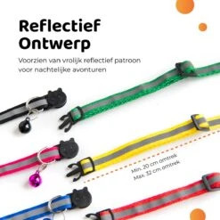 ACE Pets Reflecterende Kattenhalsband Met Veiligheidssluiting – Halsband Kat & Kitten - Met Adreskoker - Kittenhalsband & Kattenbandje Met Belletje - Zwart 16 ACE Pets Reflecterende Kattenhalsband Met Veiligheidssluiting – Halsband Kat & Kitten - Met Adreskoker - Kittenhalsband & Kattenbandje Met Belletje - Zwart -Huisdier Verkoop 1200x1200 2861