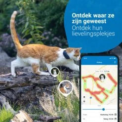 Tractive GPS CAT 4 - Kat GPS Tracker & Activiteitenmonitor - Past Op Meeste Halsbanden - Donkerblauw -Huisdier Verkoop 1200x1200 2875