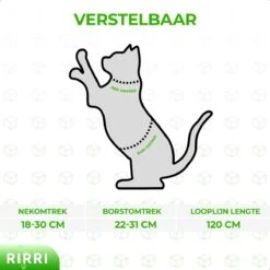 Rirri Kattenharnas Met Looplijn - Kattentuigje Met Looplijn Hoogwaardige Kwaliteit - Rood -Huisdier Verkoop 1200x1200 2899