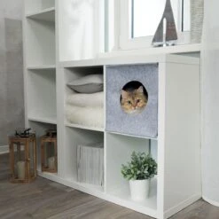 Trixie Kattenmand Iglo Anton Grijs - 33X33X37 CM 9 Trixie Kattenmand Iglo Anton Grijs - 33X33X37 CM -Huisdier Verkoop 1200x1200 2946