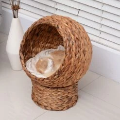 PawHut Kattenmand Rotan Kattennest Kattenbed Met Kussen Huisdierbed Bruin D30-104 23 PawHut Kattenmand Rotan Kattennest Kattenbed Met Kussen Huisdierbed Bruin D30-104 -Huisdier Verkoop 1200x1200 2998