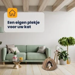 MIRO Katten Huis - Kattenhuizen - Kattenhok - Kattenmand - Dierenhuis - Extra Zacht - Bruin 18 MIRO Katten Huis - Kattenhuizen - Kattenhok - Kattenmand - Dierenhuis - Extra Zacht - Bruin -Huisdier Verkoop 1200x1200 3017