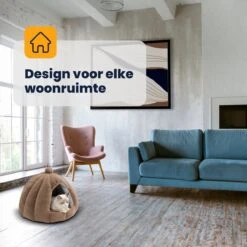 MIRO Katten Huis - Kattenhuizen - Kattenhok - Kattenmand - Dierenhuis - Extra Zacht - Bruin 22 MIRO Katten Huis - Kattenhuizen - Kattenhok - Kattenmand - Dierenhuis - Extra Zacht - Bruin -Huisdier Verkoop 1200x1200 3018