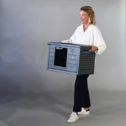 RHRQuality Kattenhuis Voor Binnen En Buiten Kattenhok Villa De Luxe Grijs 20 RHRQuality Kattenhuis Voor Binnen En Buiten Kattenhok Villa De Luxe Grijs -Huisdier Verkoop 1200x1200 3025