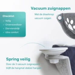 Kattenhangmat - Voor Aan Het Raam - Kom Vorm - Kattenmand - Raam - Hangmat Kat - Dieren - Kattenbed - Kattenmand - Slaapplek - Ligplaats - Grijs 12 Kattenhangmat - Voor Aan Het Raam - Kom Vorm - Kattenmand - Raam - Hangmat Kat - Dieren - Kattenbed - Kattenmand - Slaapplek - Ligplaats - Grijs -Huisdier Verkoop 1200x1200 3030