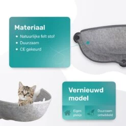 Kattenhangmat - Voor Aan Het Raam - Kom Vorm - Kattenmand - Raam - Hangmat Kat - Dieren - Kattenbed - Kattenmand - Slaapplek - Ligplaats - Grijs 15 Kattenhangmat - Voor Aan Het Raam - Kom Vorm - Kattenmand - Raam - Hangmat Kat - Dieren - Kattenbed - Kattenmand - Slaapplek - Ligplaats - Grijs -Huisdier Verkoop 1200x1200 3031