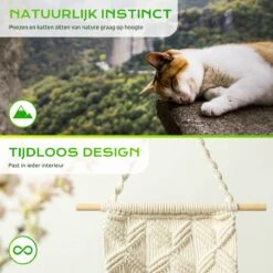 Qoods Kattenhangmat Macramé - Hangende Kattenmand Raam Of Radiator - Kattenbed - Poezenmand 12 Qoods Kattenhangmat Macramé - Hangende Kattenmand Raam Of Radiator - Kattenbed - Poezenmand -Huisdier Verkoop 1200x1200 3034