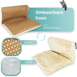 Kattenhangmat - Voor Aan Het Raam - Kattenmand - Raam - Hangmat Kat - Dieren - Kattenbed - Kattenmand - Slaapplek - Ligplaats -Huisdier Verkoop 1200x1200 3050