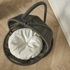 Veehaus - Odellia - Hangmat Voor Katten - Kattenmand - Kat Schommelnest - Katten Stoel - Kat Kasteel - Donker Grijs 8 Veehaus - Odellia - Hangmat Voor Katten - Kattenmand - Kat Schommelnest - Katten Stoel - Kat Kasteel - Donker Grijs -Huisdier Verkoop 1200x1200 3055