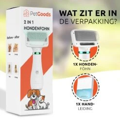 PetGoods 2-in-1 Hondenföhn – Föhn & Borstel - Honden & Katten - Low Noise -Huisdier Verkoop 1200x1200 317