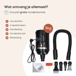 MiMOPETS® Hondenföhn Met 4 Opzetstukken – Waterblazer Voor Honden Met Geluiddemper -Hondendroger - Zwart 15 MiMOPETS® Hondenföhn Met 4 Opzetstukken – Waterblazer Voor Honden Met Geluiddemper -Hondendroger - Zwart -Huisdier Verkoop 1200x1200 335