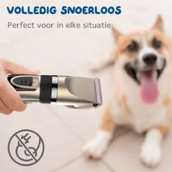 Pawwy Dieren Tondeuse Set Draadloos Voor Honden En Katten – Voor Dikke Vacht - Hondentondeuse – Hondentrimmer - Scheerapparaat - Goud -Huisdier Verkoop 1200x1200 348