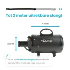 Qumax Professionele Hondenföhn Met 4 Opzetstukken – Waterblazer Voor Honden – Stil Design – Compact En Modern - Zwart 13 Qumax Professionele Hondenföhn Met 4 Opzetstukken – Waterblazer Voor Honden – Stil Design – Compact En Modern - Zwart -Huisdier Verkoop 1200x1200 419