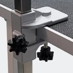 Honden Trimtafel Met Enkele Aanlijnoptie, 760 Mm Hoog, Inklapbaar; Kniptafel - Wastafel Met Lus Zwart / Grijs - Verzorgingstafel Voor Huisdieren - Multistrobe -Huisdier Verkoop 1200x1200 467