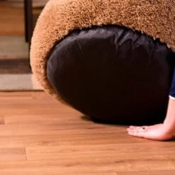 Peaceful Pooch L - Pluizig Hondenbed - 94cm Diameter - Opvouwbaar - In Verschillende Maten. Kattenbed - Wasbaar - Uitneembare Vulling - Ontspant Gewrichten En Spieren - Anti-slip Noppenbodem -Huisdier Verkoop 1200x1200 50