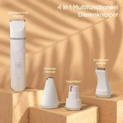 Revo Goods Professionele 4 In 1 Hondentondeuse Set -Ideaal Voor Honden En Andere Huisdieren - Slijper Inbegrepen -Draadloos - Ultra Stil -Huisdier Verkoop 1200x1200 613