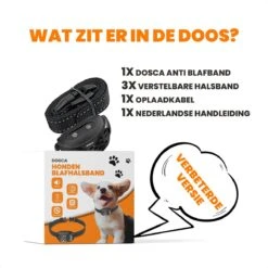 DOSCA® Anti Blafband - Anti Blaf Apparaat - Blafband Voor Honden - Zonder Schok En Diervriendelijk -Huisdier Verkoop 1200x1200 643