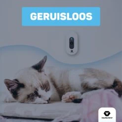 Vulpes Pets® Kattenbak Geurverdrijver PRO - Ozon En Negatieve Ionen Functie - Infraroodsensor - Oplaadbaar - Geurverwijderaar - Air Eliminator - Wit -Huisdier Verkoop 1200x1200 659