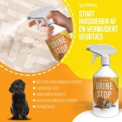 Petsly Urine Stop Spray - Dierentoilet - Voor Zindelijkheid Training, Puppytraining. Voorkomt Markeren - 500ml -Huisdier Verkoop 1200x1200 681