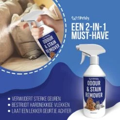 Petsly Odour & Stain Remover - Geurverwijderaars - Urine Vlekken Verwijderen Urinegeur Verwijderen Met Plantaardige Enzymen - 1L -Huisdier Verkoop 1200x1200 719