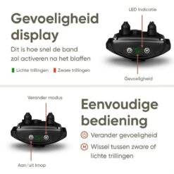 Premium Anti Blafband - Diervriendelijke Opvoedingshalsband Zonder Schok - Trainingshalsband Voor Grote En Kleine Honden - Anti Blaf Band - Correctie Halsband -Huisdier Verkoop 1200x1200 776