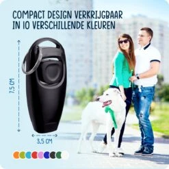 VEDIC® - Luxe Clicker Met Fluit - Clickertraining Voor Honden - Zwart - Bevestigingsring - Fluit - Hondentraining -Huisdier Verkoop 1200x1200 854