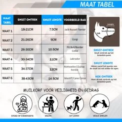 Sharon-B Muilkorf Hond - Camo Bruin - Maat M - Snuitomtrek 26 Tot 30 Cm - Voor Middelgrote Honden -Huisdier Verkoop 1200x1200 876