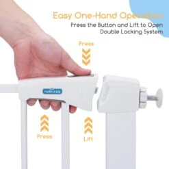 Nobleza 47B4V - Hondenhek - Metaal - H76 X L75-82 Cm - Wit -Huisdier Verkoop 1200x1200 881