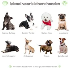 Paws & Claws - Hondenhek –Deurhekje - Dog Barrier - 154,5 X 61 Cm - Opvouwbaar - Zwart -Huisdier Verkoop 1200x1200 892