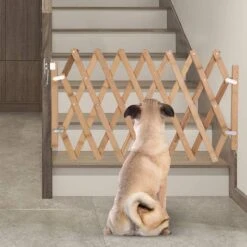 Houten Traphekje Harmonica | Traphekje Hond & Huisdieren | Extra Stevig | Inklapbaar | Met Klembevestiging | Deurhek Accordeon | Deurhekje | Hondenhek | Huisdier Hekje | Traphekje Houten -Huisdier Verkoop 1200x1200 895