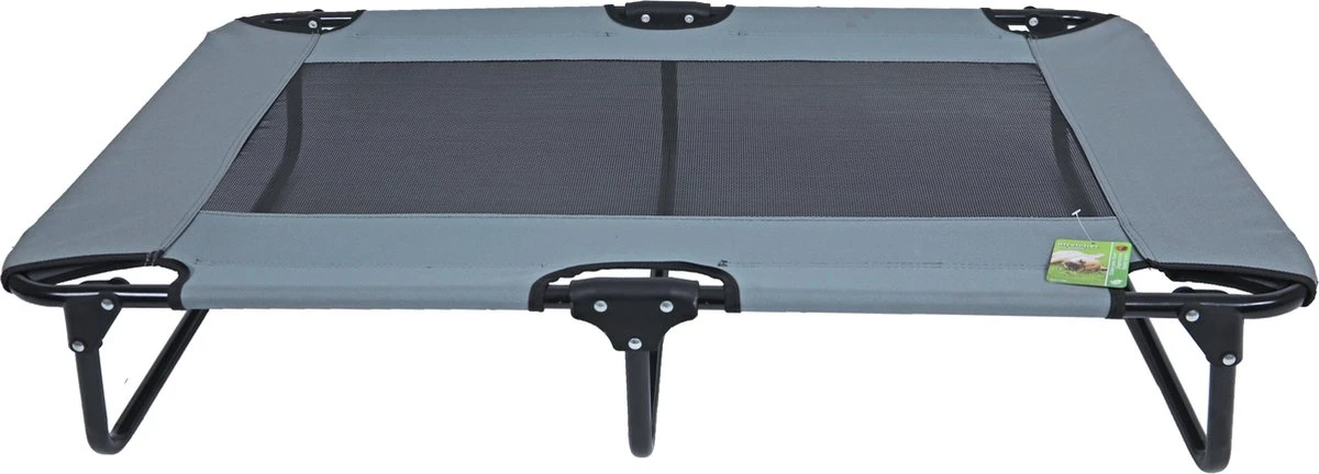 Hondenbed - Honden Stretcher - Opvouwbaar Hondenbed - Kleur: Grijs - Afmetingen: 106x60x21,5 Cm 7 Hondenbed - Honden Stretcher - Opvouwbaar Hondenbed - Kleur: Grijs - Afmetingen: 106x60x21,5 Cm - Afbeelding 5