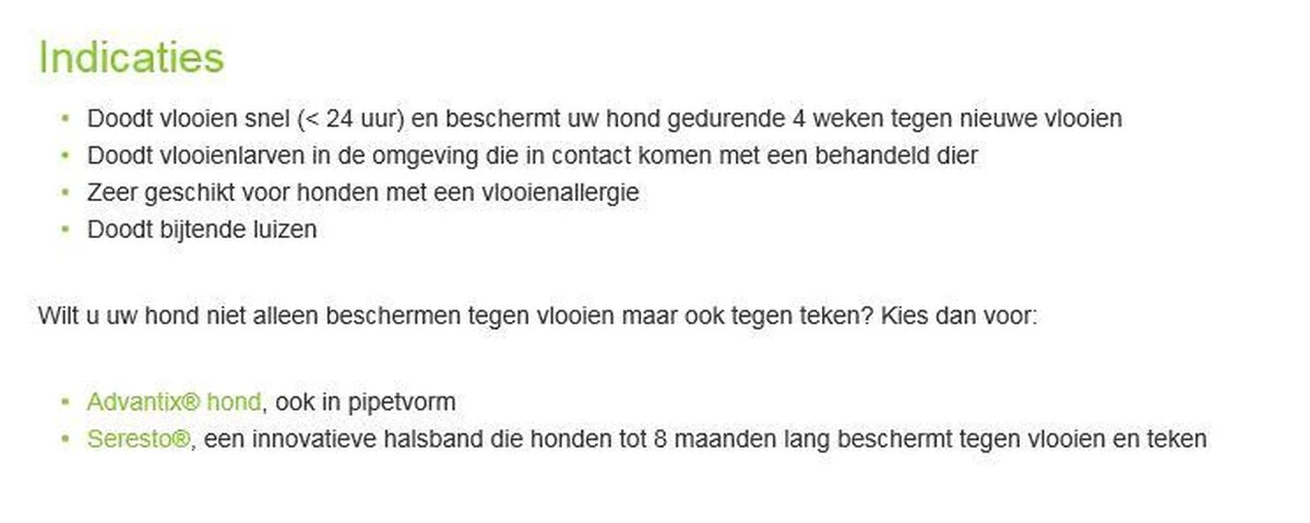 Bayer Advantage 100 Hond 4-10 Kg - 4 Pipetten à 1,0 Ml 19 Bayer Advantage 100 Hond 4-10 Kg - 4 Pipetten à 1,0 Ml - Afbeelding 17
