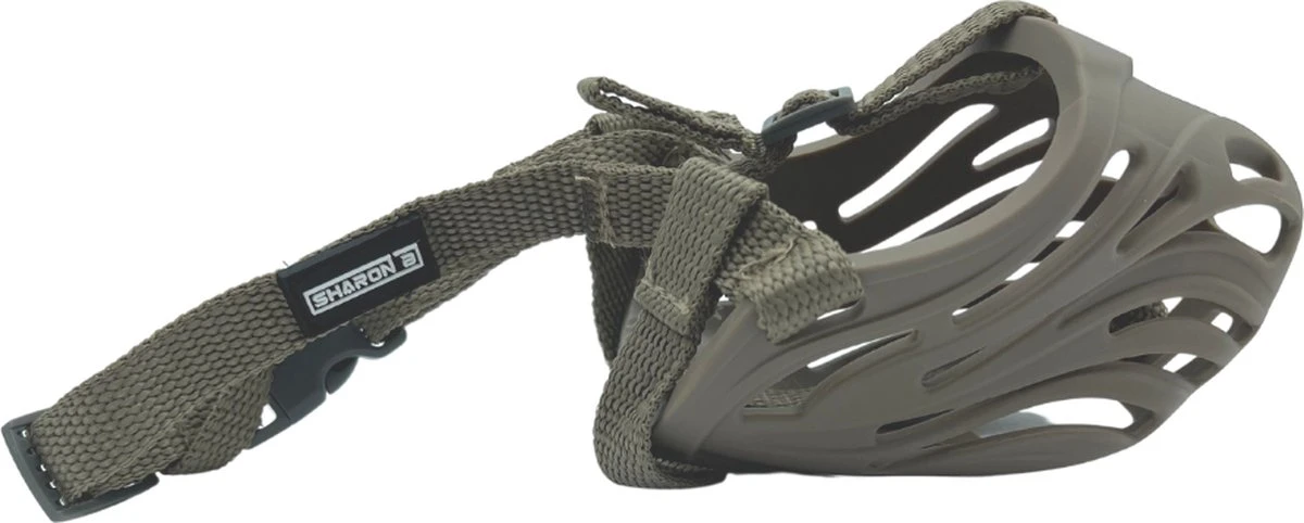 XtraSafe Muilkorf Voor Middelgrote Honden - Beige - Maat 5 - Verstelbaar 6 XtraSafe Muilkorf Voor Middelgrote Honden - Beige - Maat 5 - Verstelbaar - Afbeelding 4