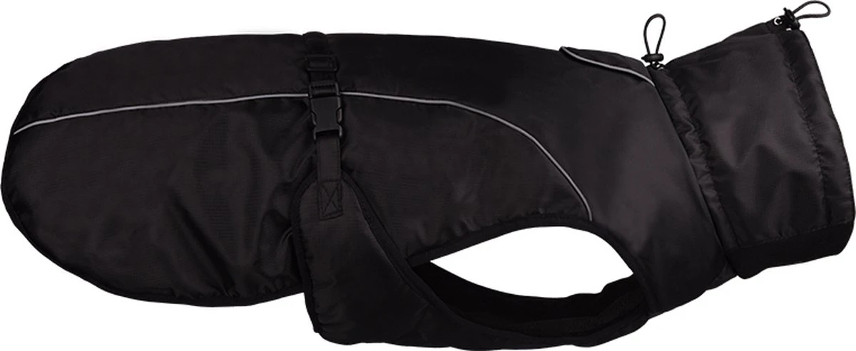 Warme Hondenjas Waterproof Zwart Geschikt Voor Grotere Honden Maat 3XL 3 Warme Hondenjas Waterproof Zwart Geschikt Voor Grotere Honden Maat 3XL