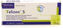 Virbac Telizen S 50 Mg - 30 TABLETTEN -Huisdier Verkoop 1200x543 1