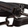 Multifunctionele Hondenriem - 220cm - Volledig Zwart - Leren Hondenriem - 100% Volnerfleer - Hondenriem Leer