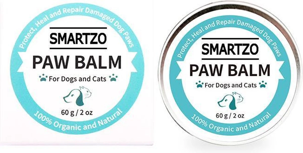 Poot Balsem – Neus Balsem - Huisdieren – Dieren – Poot Verzorging / Neus Verzorging – Verzorging Droge En Gebarsten Poten – Snelwerkende Formule - Hydraterend – Bio Balm - Potenbalsem - Neusbalsem - 60 Gram 4 Poot Balsem – Neus Balsem - Huisdieren – Dieren – Poot Verzorging / Neus Verzorging – Verzorging Droge En Gebarsten Poten – Snelwerkende Formule - Hydraterend – Bio Balm - Potenbalsem - Neusbalsem - 60 Gram - Afbeelding 2