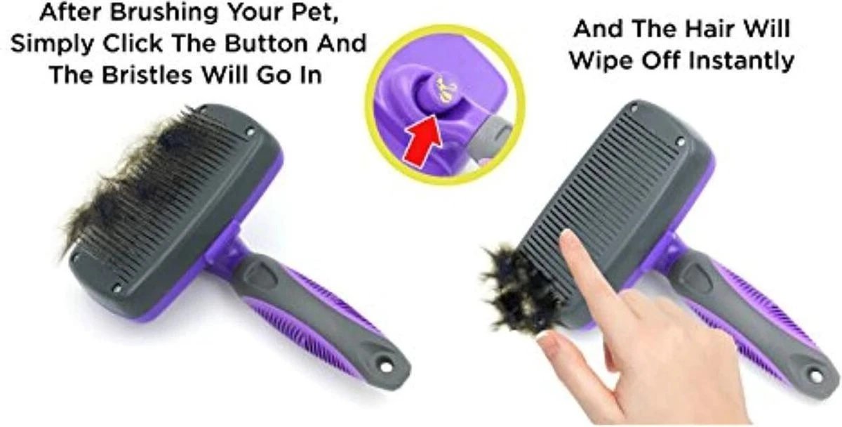 Buxibo Ondervacht Borstel Voor Hond En Kat - Kliksysteem Hondenborstel - Kattenkam - Hondenkam Voor Ondervacht - Klittenkam Voor Honden En Katten - Verwijderd Klitten 6 Buxibo Ondervacht Borstel Voor Hond En Kat - Kliksysteem Hondenborstel - Kattenkam - Hondenkam Voor Ondervacht - Klittenkam Voor Honden En Katten - Verwijderd Klitten - Afbeelding 4