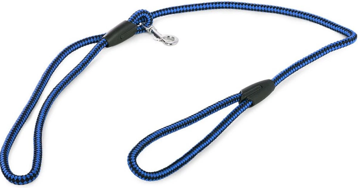 Merkloos Slipriem - Nylon - Riem Voor Hond - Blauw 6 Merkloos Slipriem - Nylon - Riem Voor Hond - Blauw - Afbeelding 4