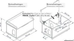 WONDERMAKE® Grote Kattenkast Houten Voor Kattenbak-box Kattentoilet, XL-kattenbak Dressoir Kastje, Designer Kattenhuis Met Kattenhol Kattenmand, Kasten Kast Voor Badkamer, 73,5 X 51,5 X 57 Cm, Wit 16 WONDERMAKE® Grote Kattenkast Houten Voor Kattenbak-box Kattentoilet, XL-kattenbak Dressoir Kastje, Designer Kattenhuis Met Kattenhol Kattenmand, Kasten Kast Voor Badkamer, 73,5 X 51,5 X 57 Cm, Wit -Huisdier Verkoop 1200x663 4