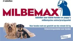 Milbemax Kleine Hond & Puppy's Van 0,5 Kg Tot 10 Kg - 1 St à 2 X 2 Tabletten 20 Milbemax Kleine Hond & Puppy's Van 0,5 Kg Tot 10 Kg - 1 St à 2 X 2 Tabletten -Huisdier Verkoop 1200x678 1